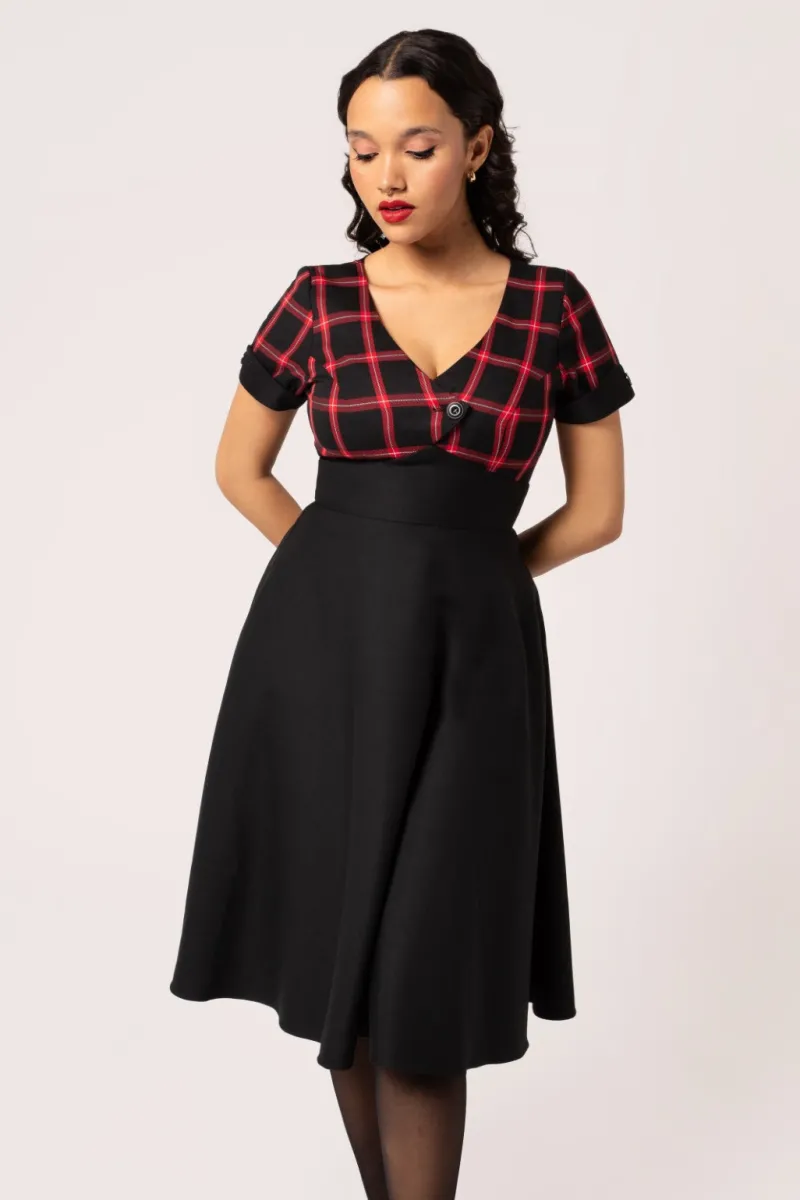 Hell Bunny Janine Dress Black/Red