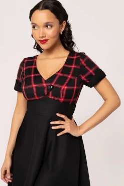 Hell Bunny Janine Dress Black/Red