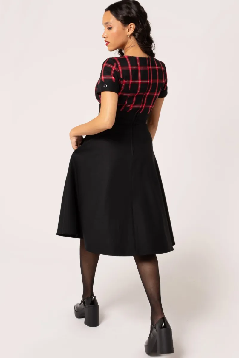 Hell Bunny Janine Dress Black/Red
