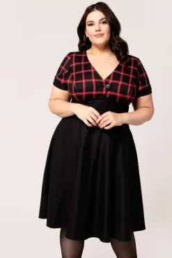 Hell Bunny Janine Dress Black/Red