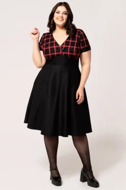 Hell Bunny Janine Dress Black/Red
