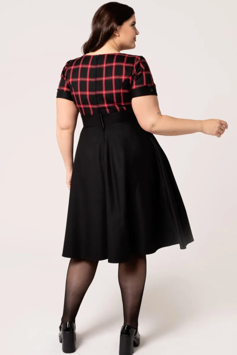 Hell Bunny Janine Dress Black/Red
