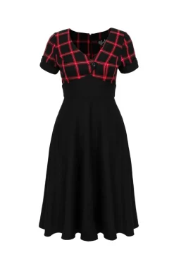 Hell Bunny Janine Dress Black/Red