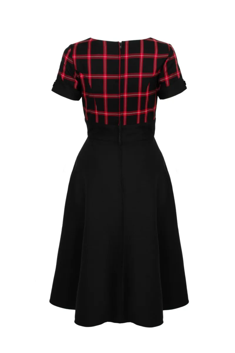 Hell Bunny Janine Dress Black/Red