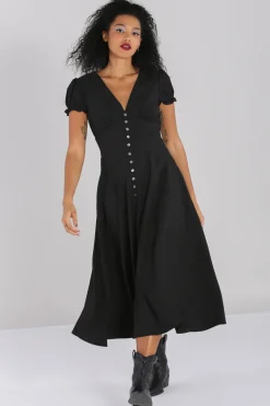 Hell Bunny Jinx Dress Black Clearance