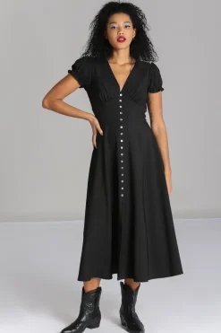 Hell Bunny Jinx Dress Black Clearance