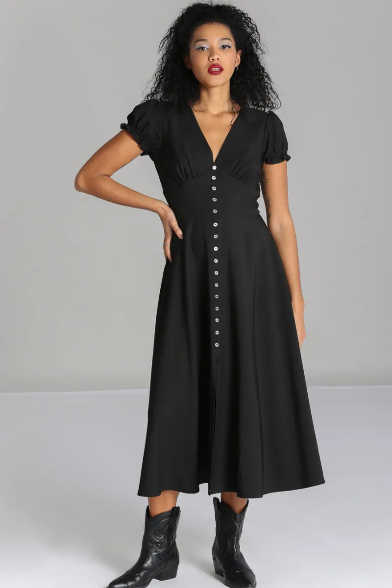 Hell Bunny Jinx Dress Black Clearance