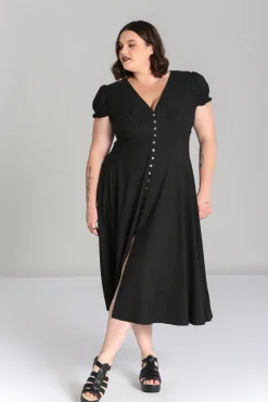 Hell Bunny Jinx Dress Black Clearance