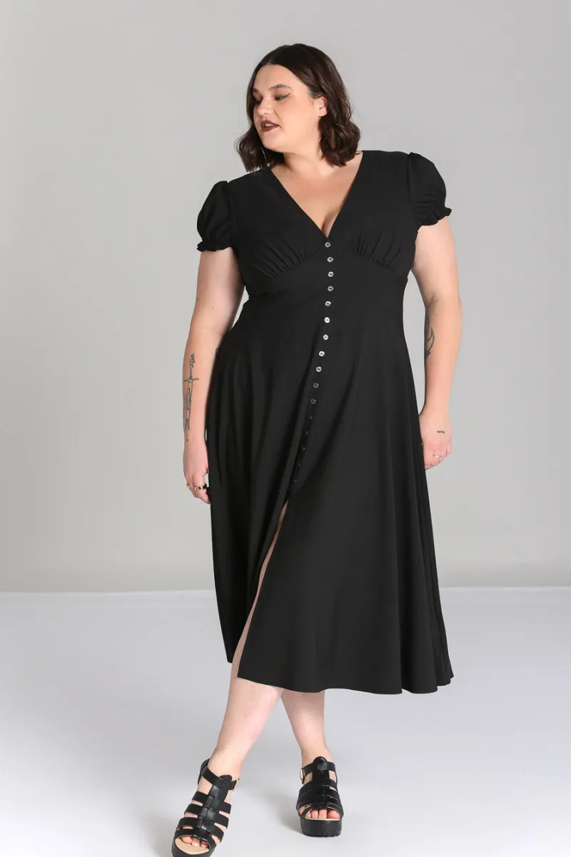 Hell Bunny Jinx Dress Black Clearance