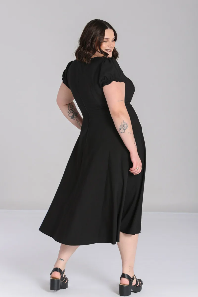 Hell Bunny Jinx Dress Black Clearance