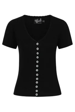 Hell Bunny Josie Top Black Online
