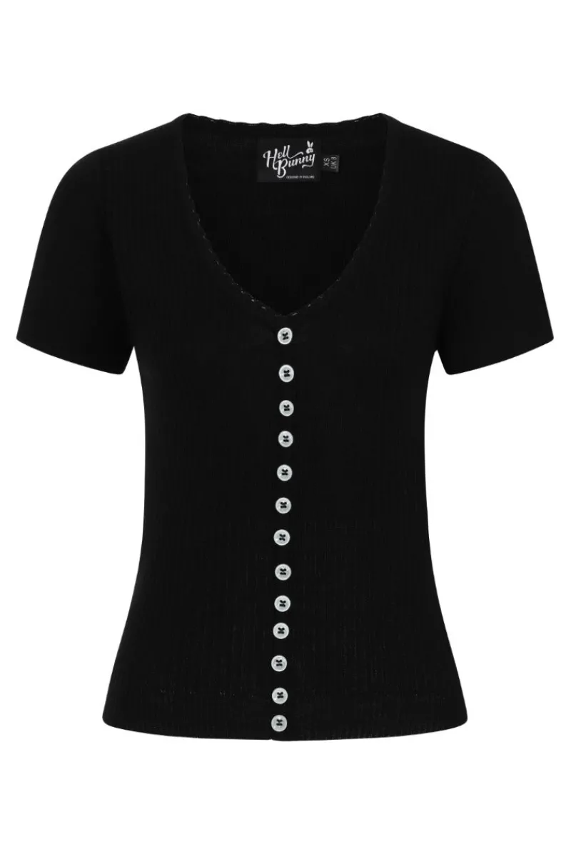 Hell Bunny Josie Top Black Online