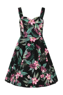 Hell Bunny Kalani 50's Dress Black Discount