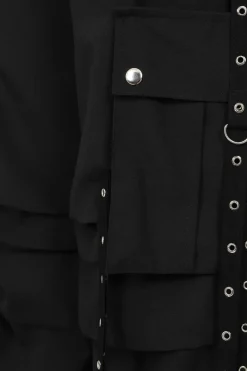 Hell Bunny Kraken Trousers Black New