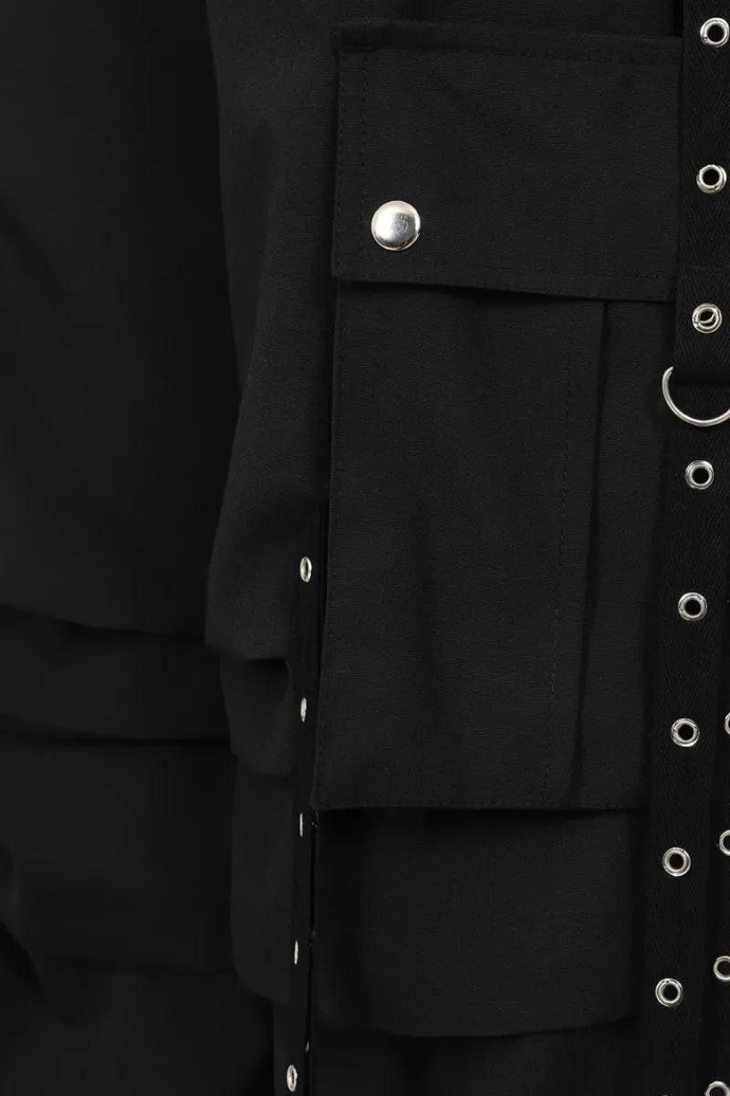 Hell Bunny Kraken Trousers Black New