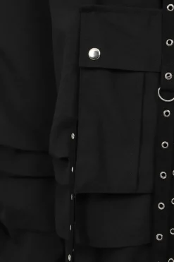 Hell Bunny Kraken Trousers Black New