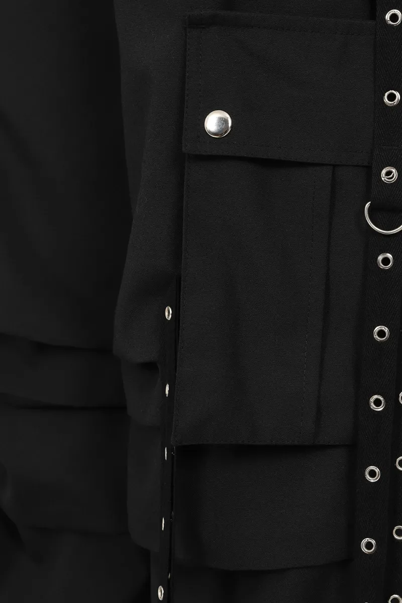 Hell Bunny Kraken Trousers Black New