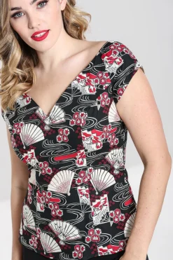 Hell Bunny Lanah Top Black Best