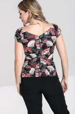 Hell Bunny Lanah Top Black Best