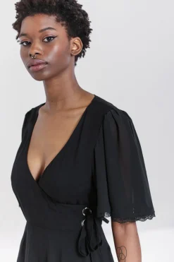 Hell Bunny Liara Dress Black Outlet