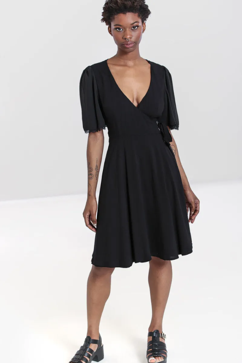 Hell Bunny Liara Dress Black Outlet