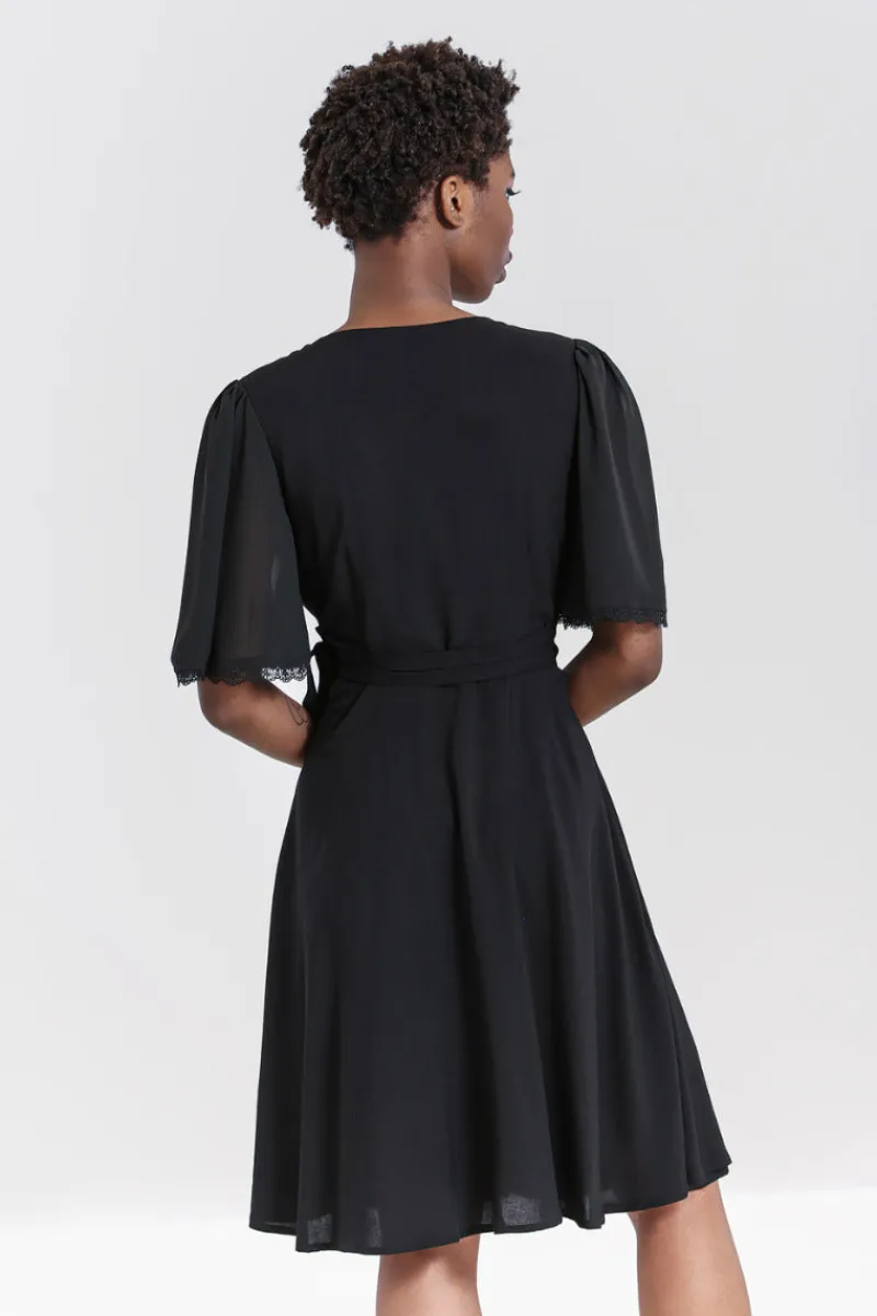 Hell Bunny Liara Dress Black Outlet
