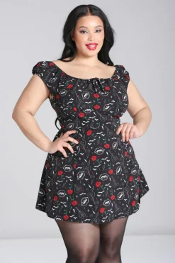 Hell Bunny Lilith Mini Dress Black
