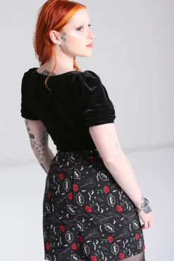 Hell Bunny Lilith Top Black Sale