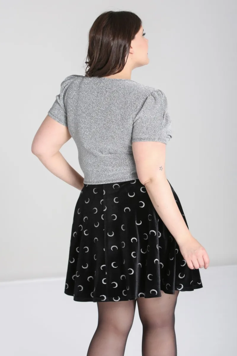 Hell Bunny Loco-Motion Top Silver Online