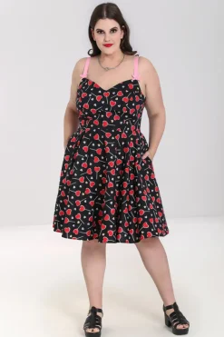 Hell Bunny Lollies Mid Dress Black Outlet