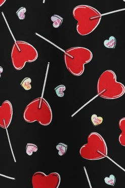 Hell Bunny Lollies Mid Dress Black Outlet