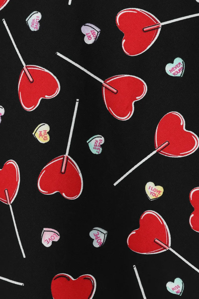 Hell Bunny Lollies Mid Dress Black Outlet