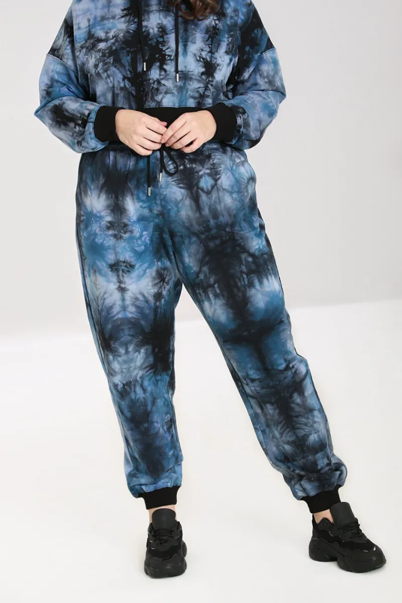 Hell Bunny Lost Joggers Navy Outlet