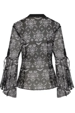 Hell Bunny Lost Whispers Blouse Black Online