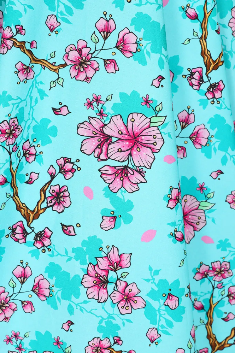 Hell Bunny Louella Dress Aqua Online