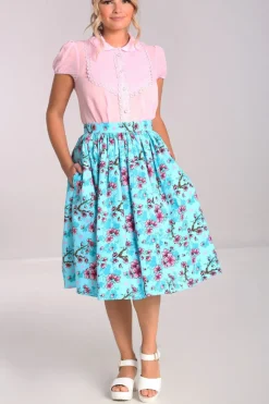 Hell Bunny Louella Skirt Aqua Online