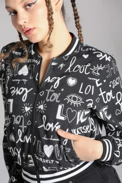 Hell Bunny Love Yourself Jacket Black Sale