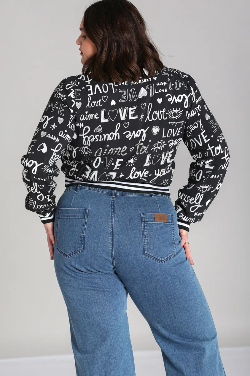 Hell Bunny Love Yourself Jacket Black Sale