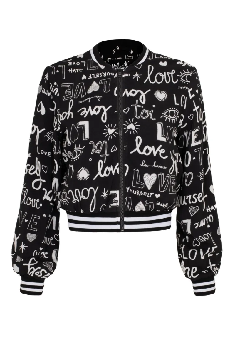 Hell Bunny Love Yourself Jacket Black Sale