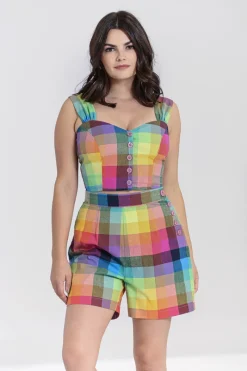 Hell Bunny Lucia Shorts MultiColour Hot
