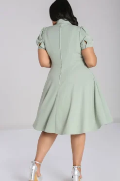 Hell Bunny Maddy Dress Green Outlet