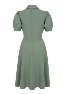 Hell Bunny Maddy Dress Green Outlet