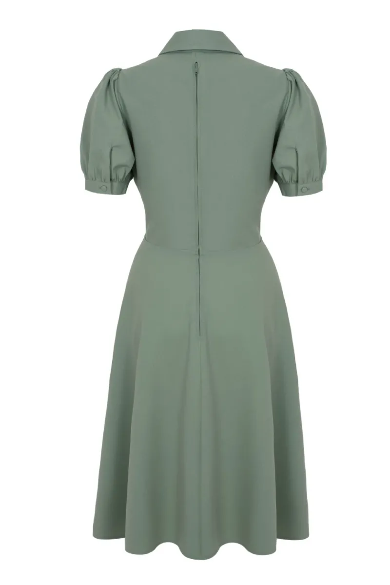 Hell Bunny Maddy Dress Green Outlet