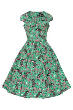Hell Bunny Madilynn 50's Dress Green Clearance