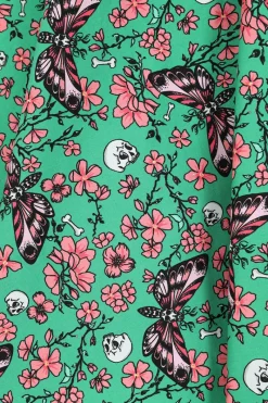 Hell Bunny Madilynn 50's Skirt Green Online