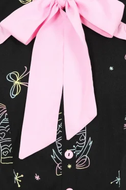 Hell Bunny Merry Mini Dress Black Discount