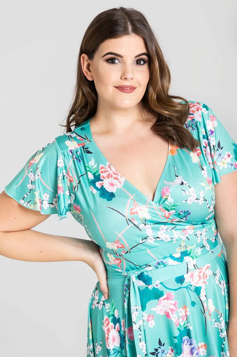 Hell Bunny Midori Dress Mint