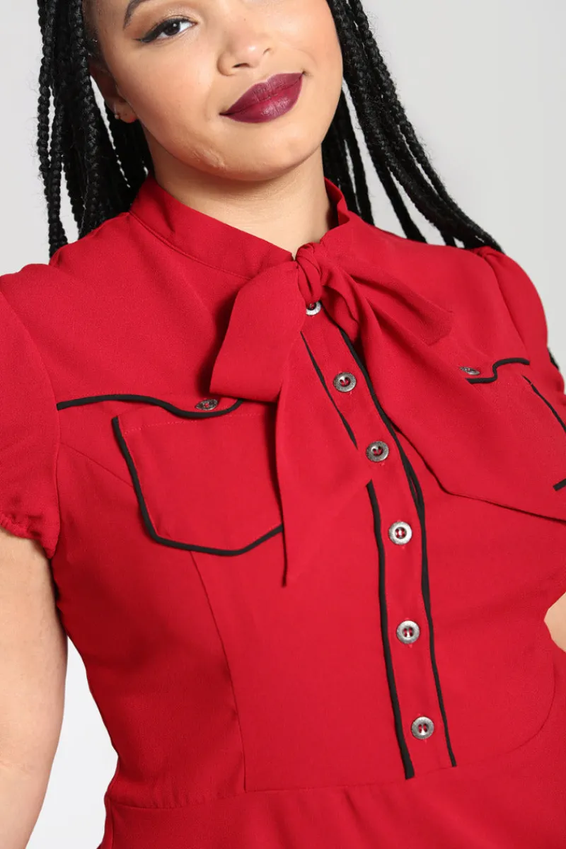 Hell Bunny Millie Dress Red Online