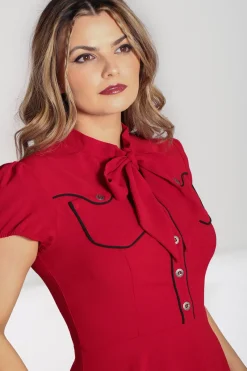 Hell Bunny Millie Dress Red Online