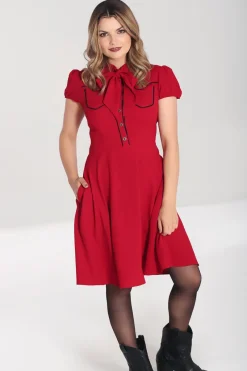 Hell Bunny Millie Dress Red Online